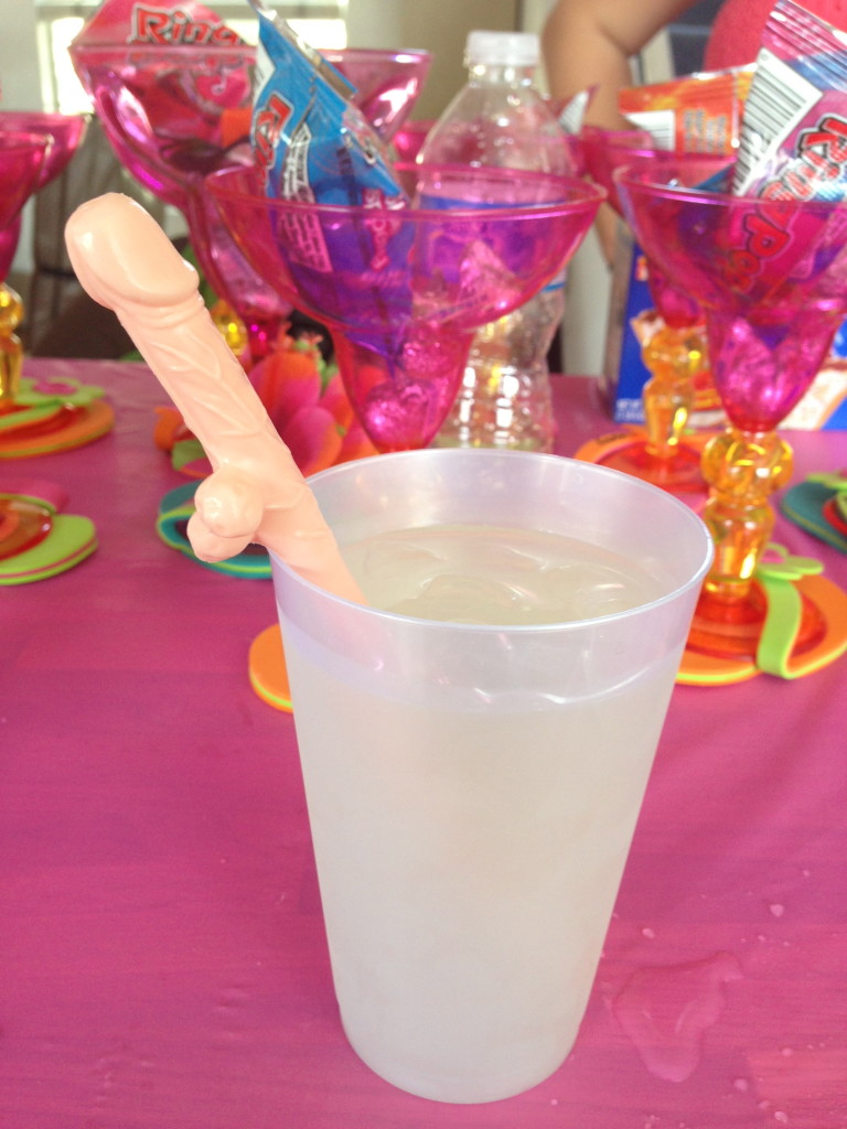 Why, yes. That's a penis straw. 