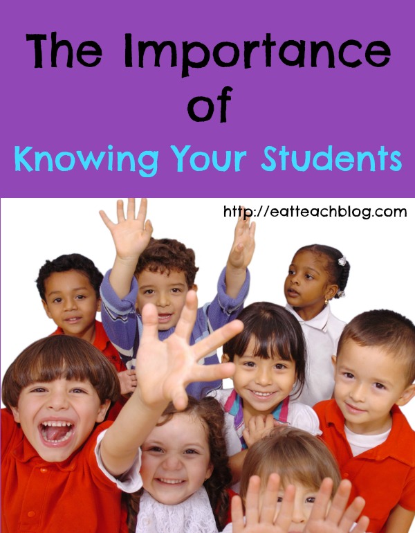 Importance Of Knowing Your Students